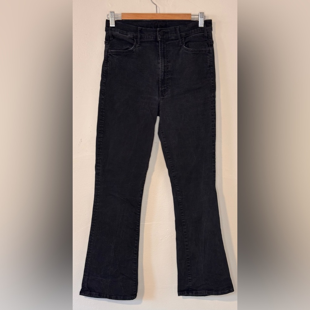 MOTHER The Hustler Ankle Black Jeans Not Guilty Wash Size 30 - Picture 2 of 16